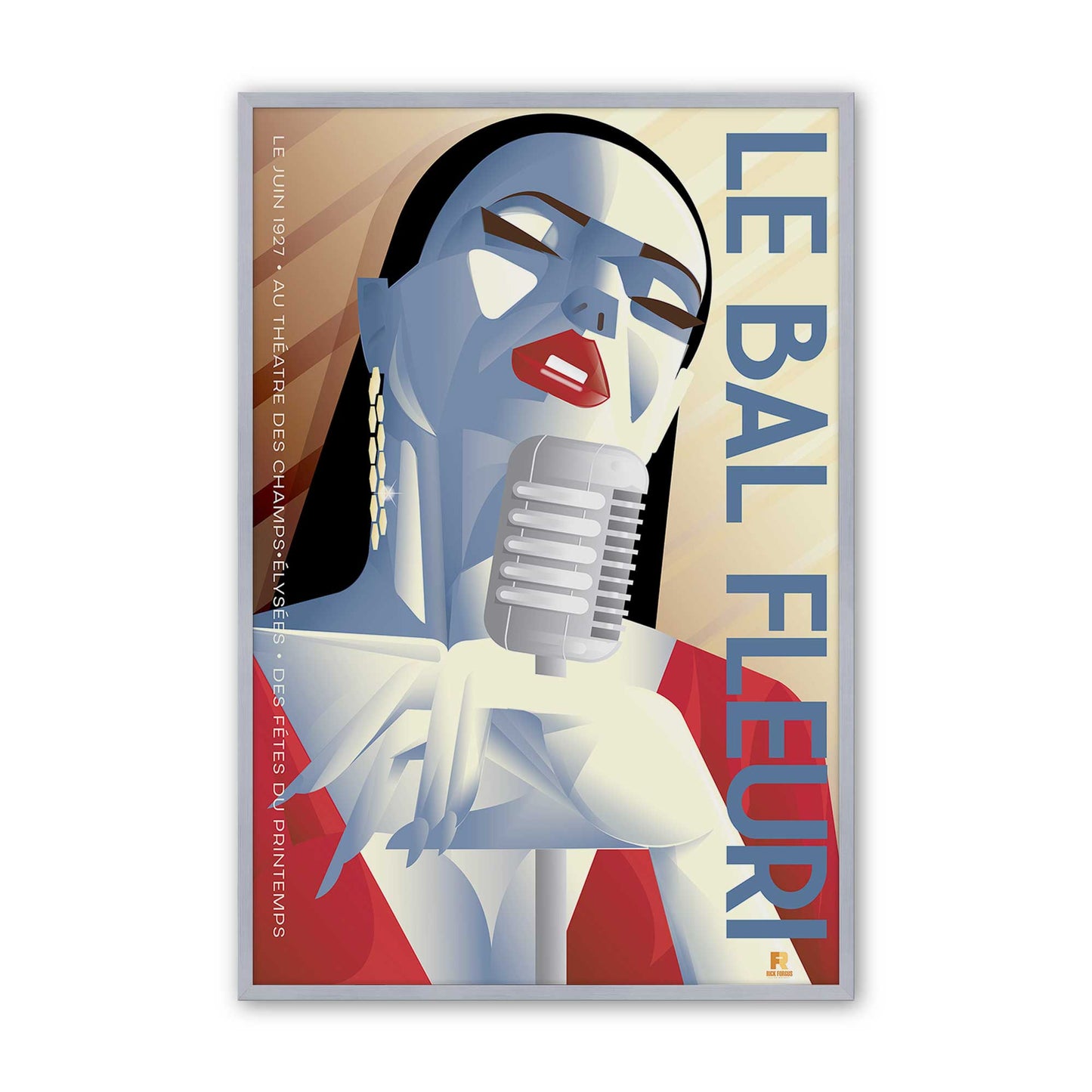 [Color:Polished Chrome], Picture of art in a Polished Chrome frame