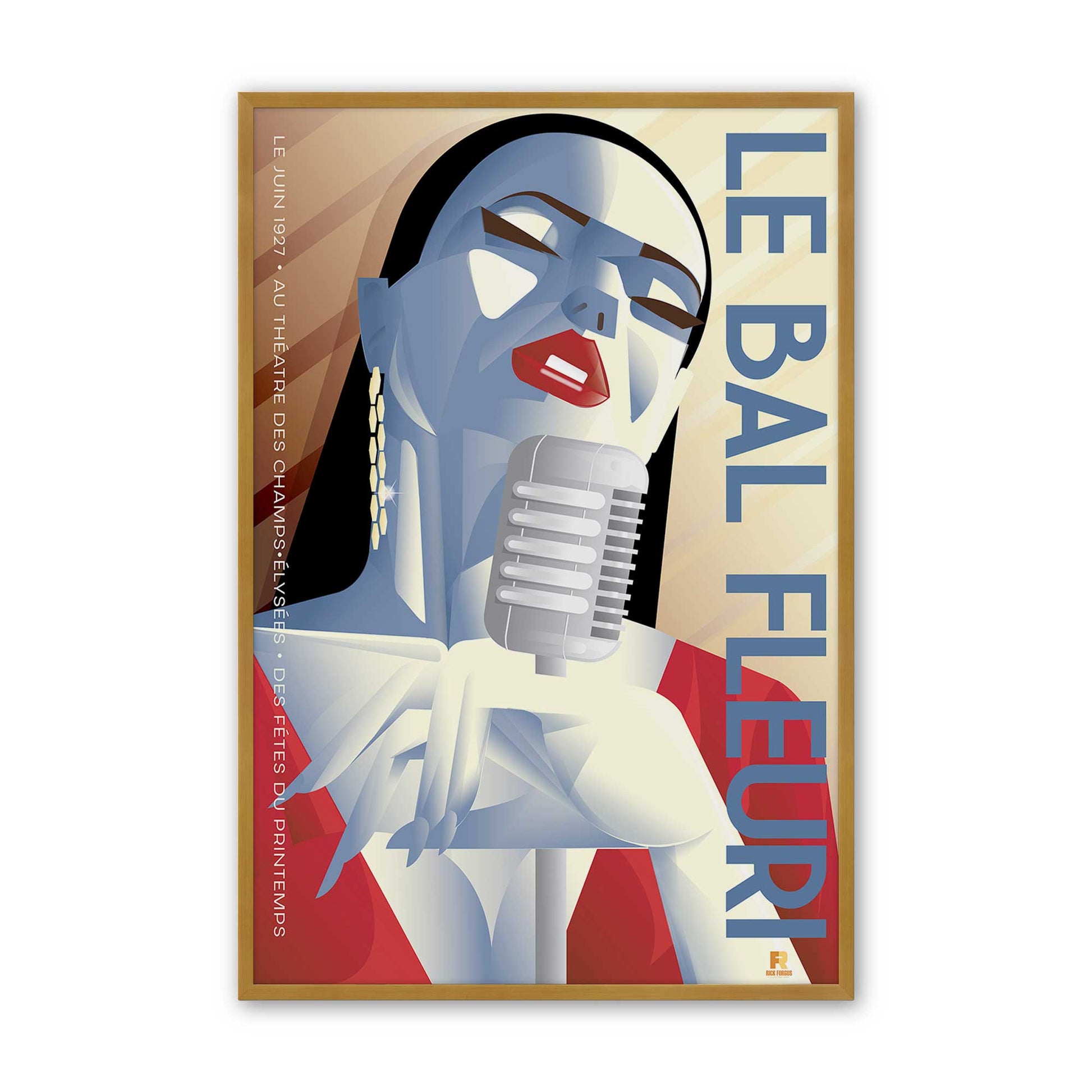 [Color:Polished Gold], Picture of art in a Polished Gold frame