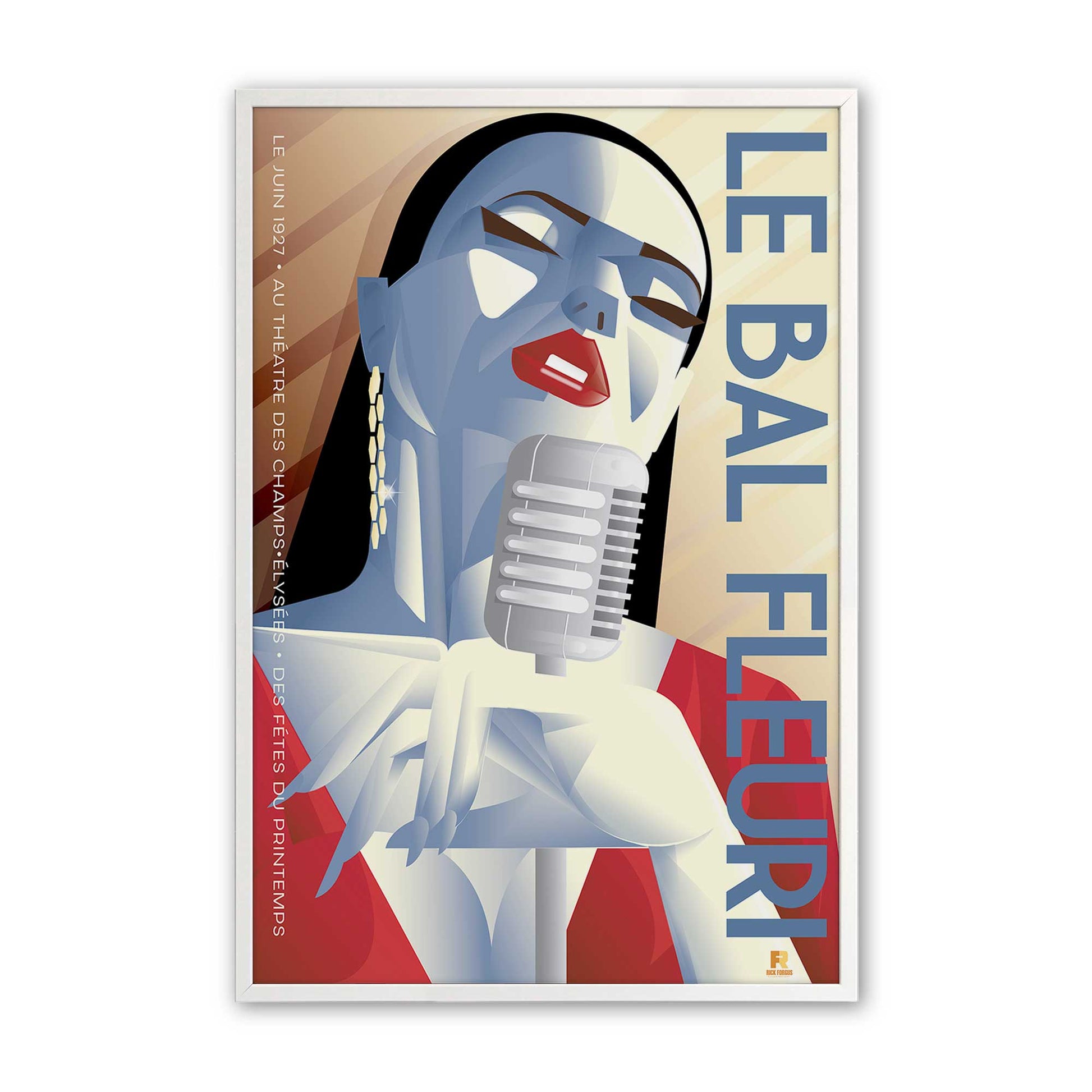 [Color:Opaque White], Picture of art in a Opaque White frame