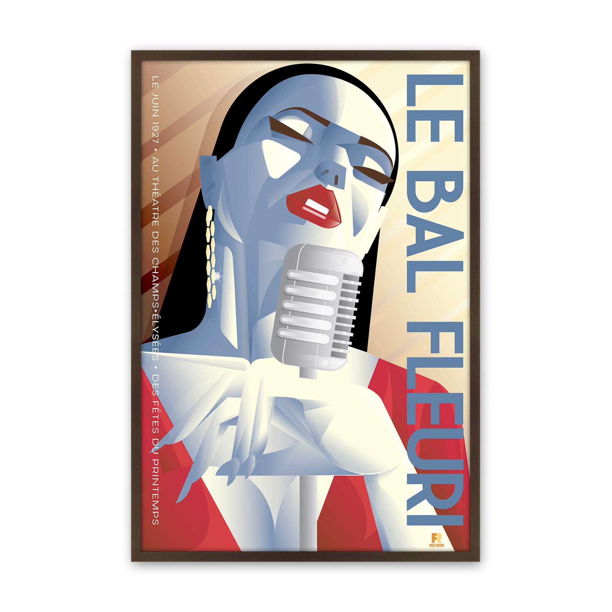 [Color:Belvinder Brown], Picture of art in a Belvinder Brown frame