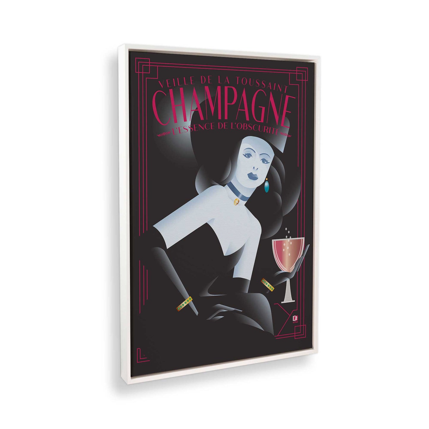 [Color:Opaque White], Picture of the corner of the art