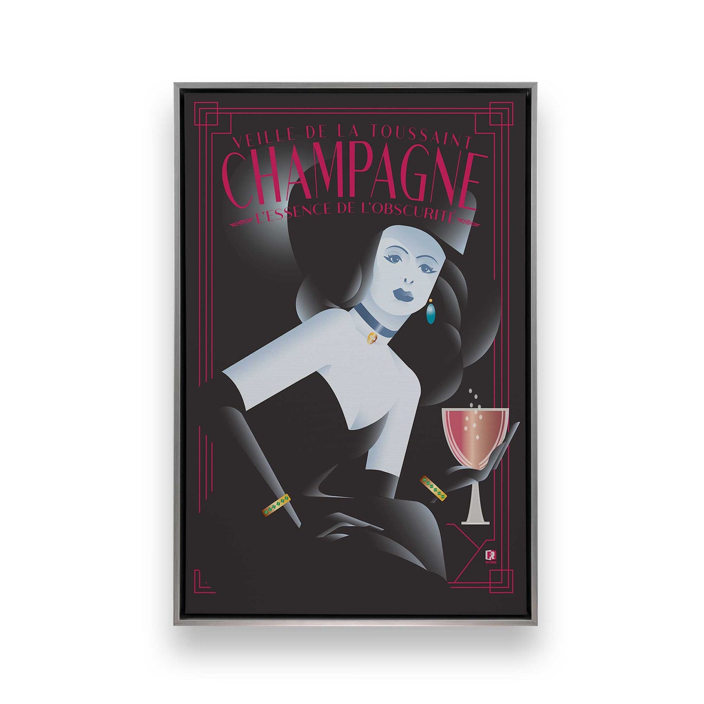 [Color:Polished Chrome], Picture of art in a Polished Chrome frame