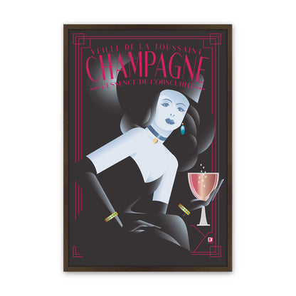 [Color:Brown], Picture of art in a Brown frame