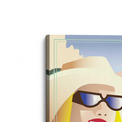 [Color:Stretched Canvas], Picture of the corner of the art