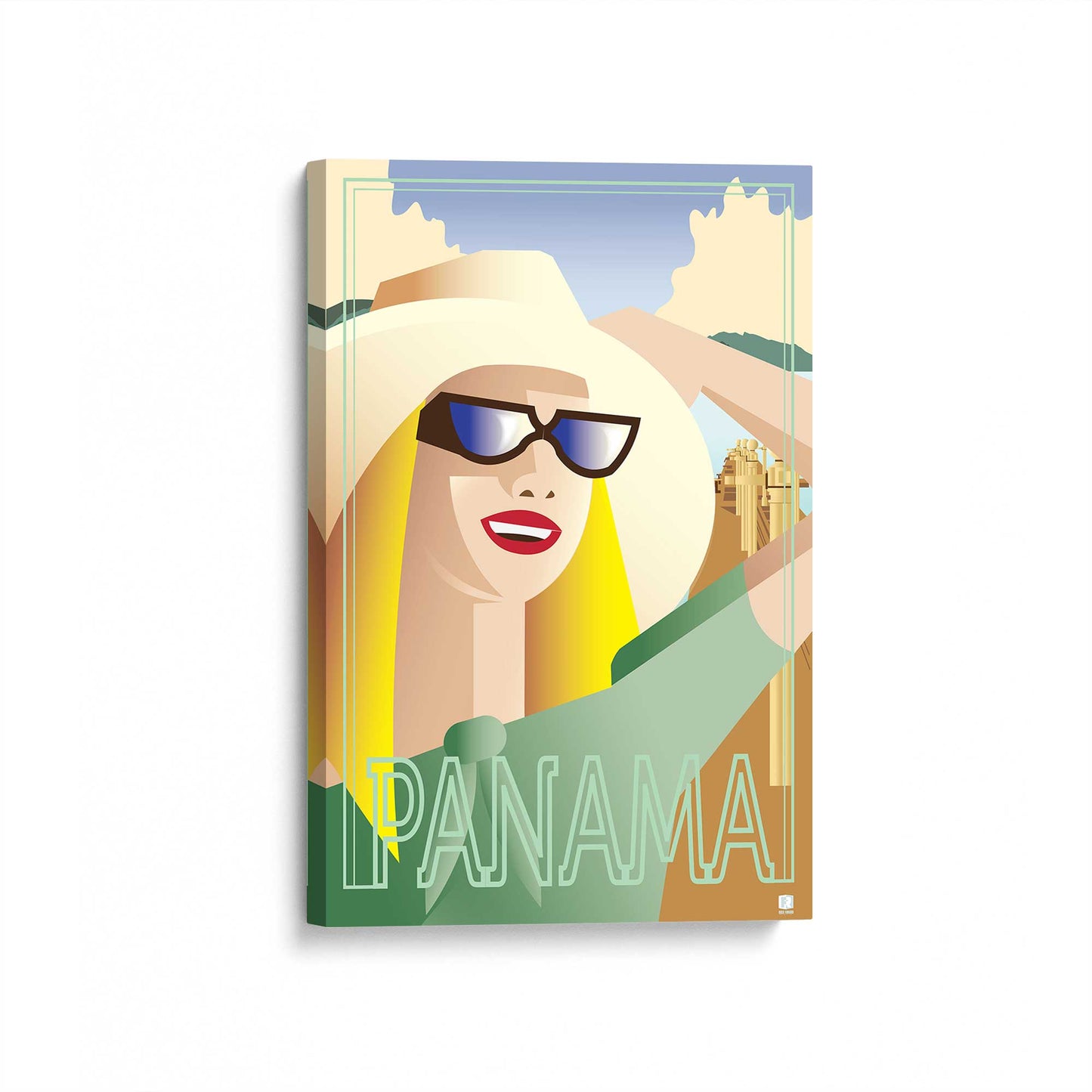 Paradise in Panama Poster Canvas Print