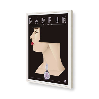 [Color:Opaque White], Picture of art in a Opaque White frame of the corner