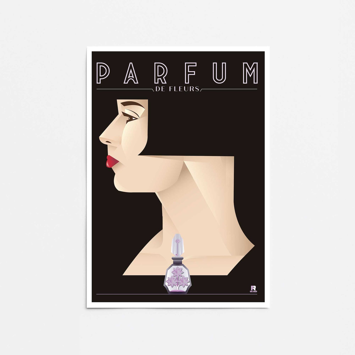 [Color:Rolled Print], Picture of close up of art