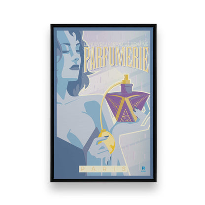 [Color:Satin Black], Picture of art in a Satin Black frame