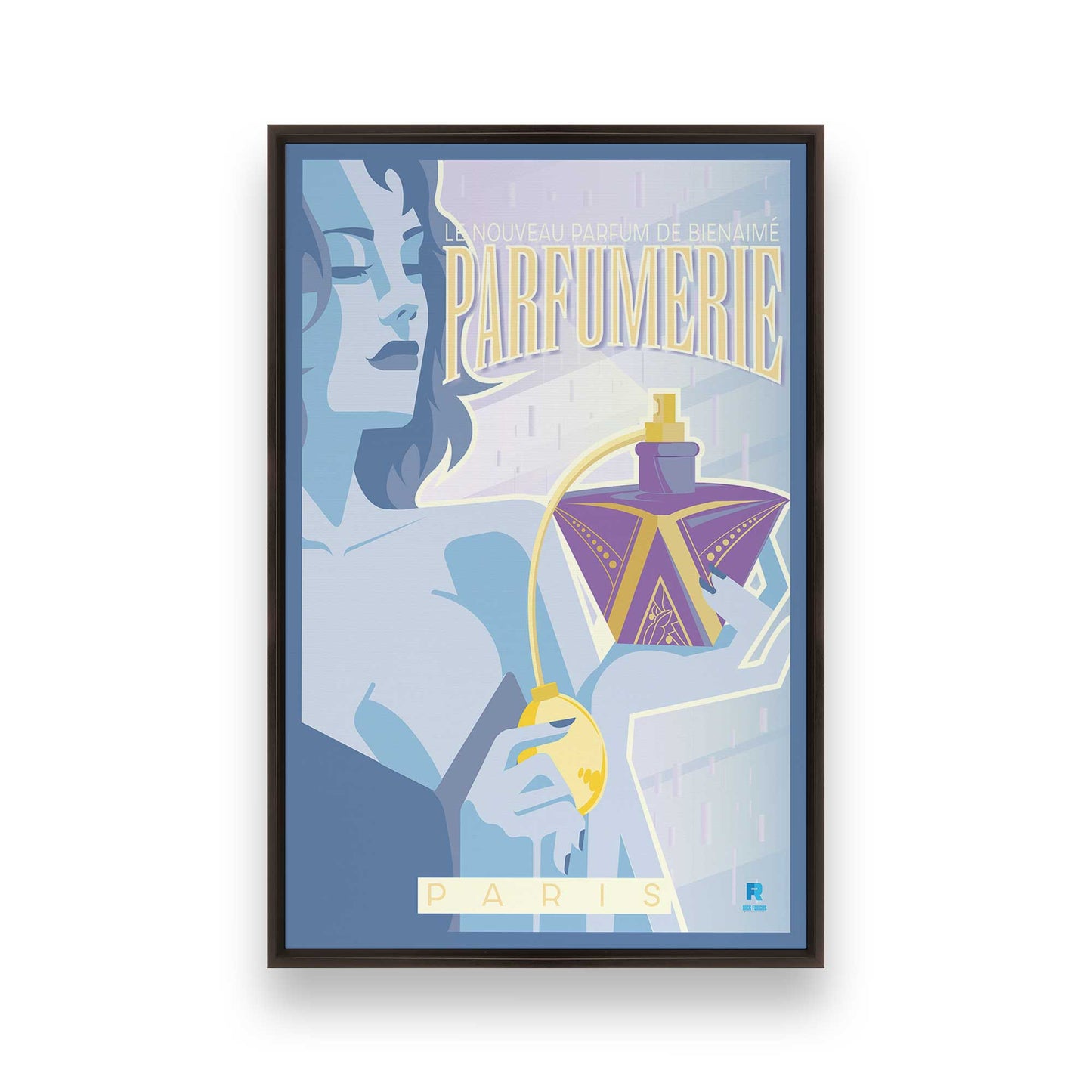 [Color:Espresso], Picture of art in a Espresso frame