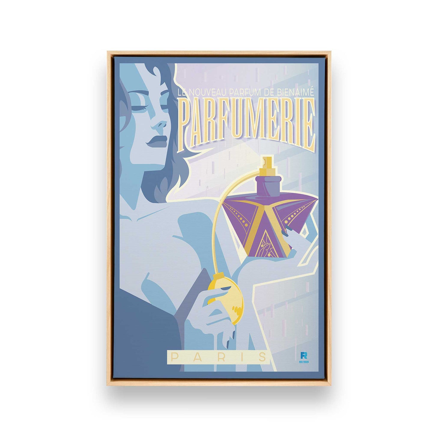 [Color:American Maple], Picture of art in a American Maple frame