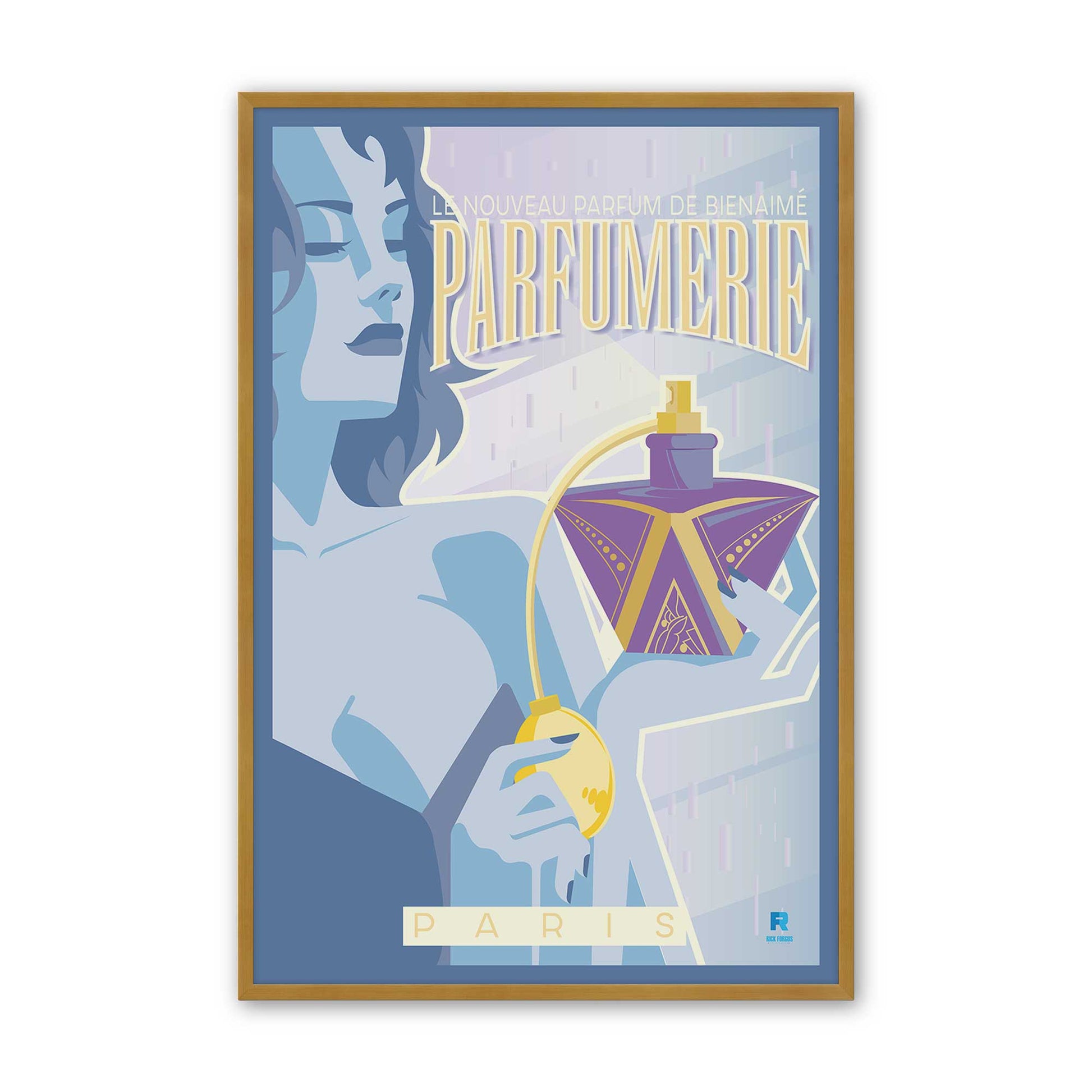 [Color:Polished Gold], Picture of art in a Polished Gold frame