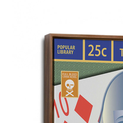 Kiss and Chaos Canvas Print