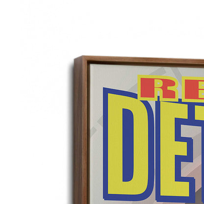 Red Devil Detective Canvas Print