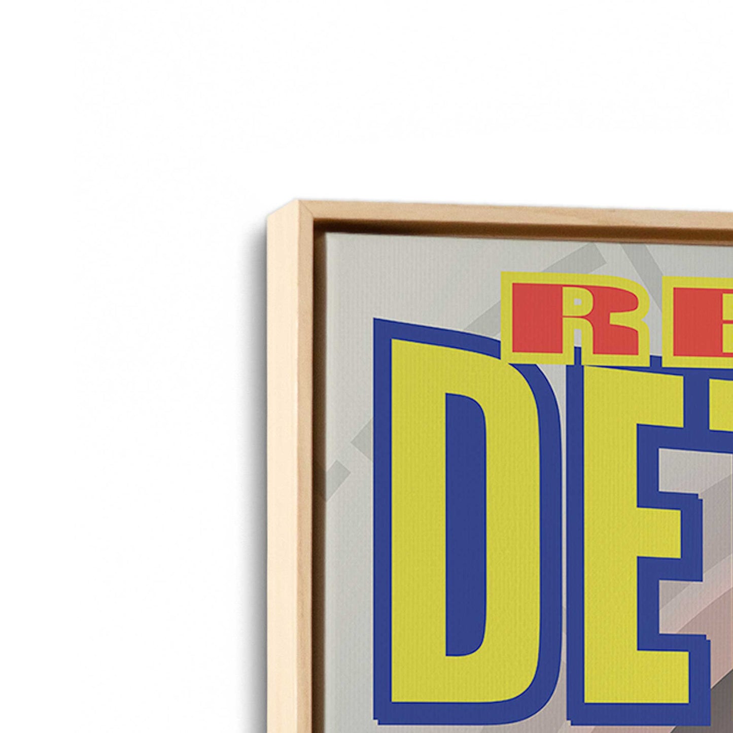 Red Devil Detective Canvas Print