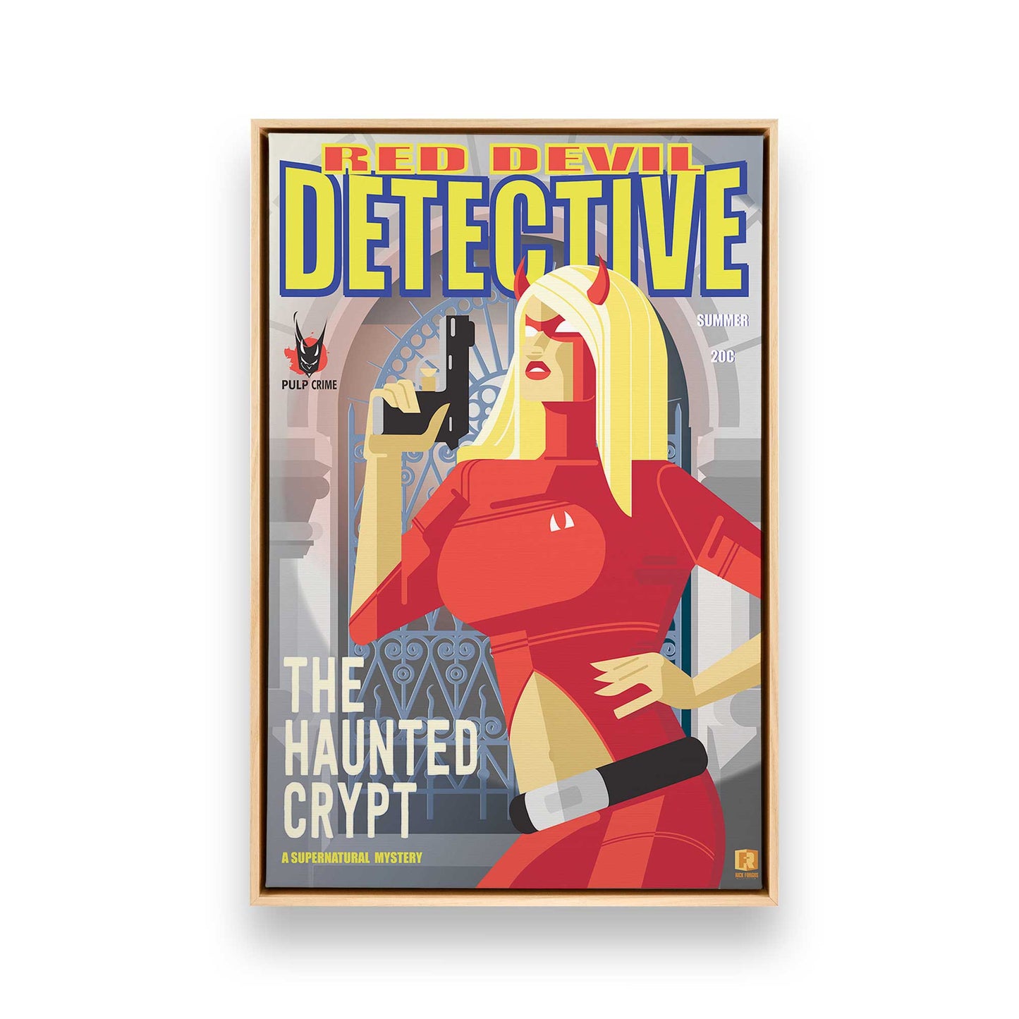 [Color:American Maple], Picture of art in a American Maple frame