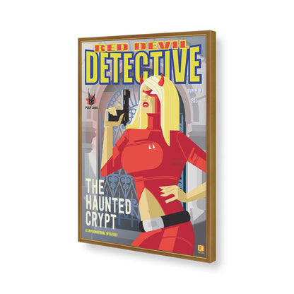 [Color:Polished Gold], Picture of art in a Polished Gold frame of the corner