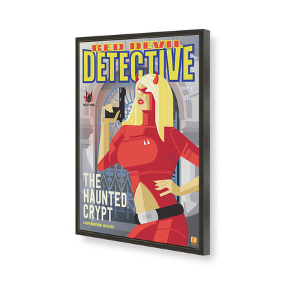 [Color:Satin Black], Picture of art in a Satin Black frame of the corner