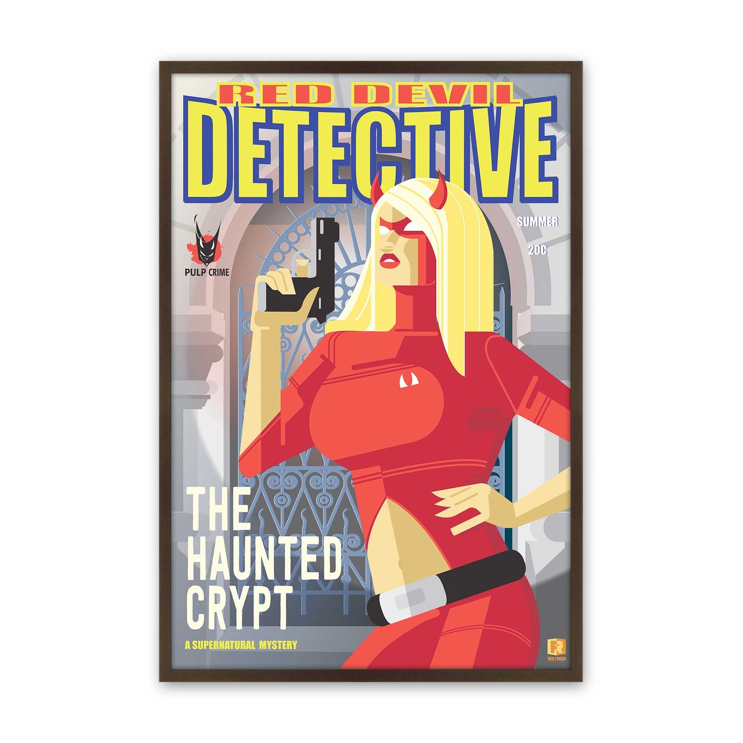 [Color:Belvinder Brown], Picture of art in a Belvinder Brown frame