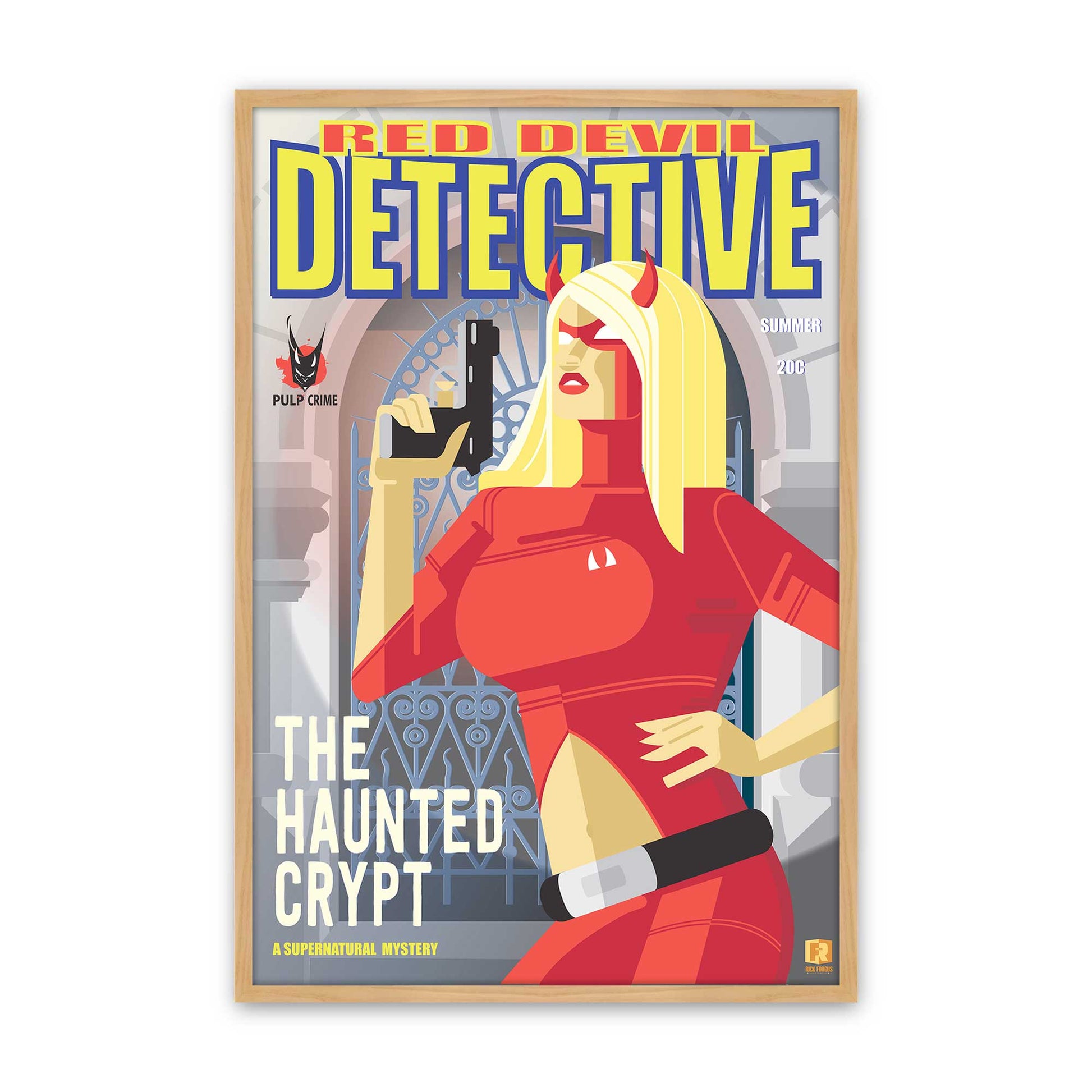 [Color:American Maple], Picture of art in a American Maple frame