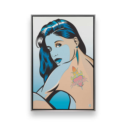 [Color:Polished Chrome], Picture of art in a Polished Chrome frame