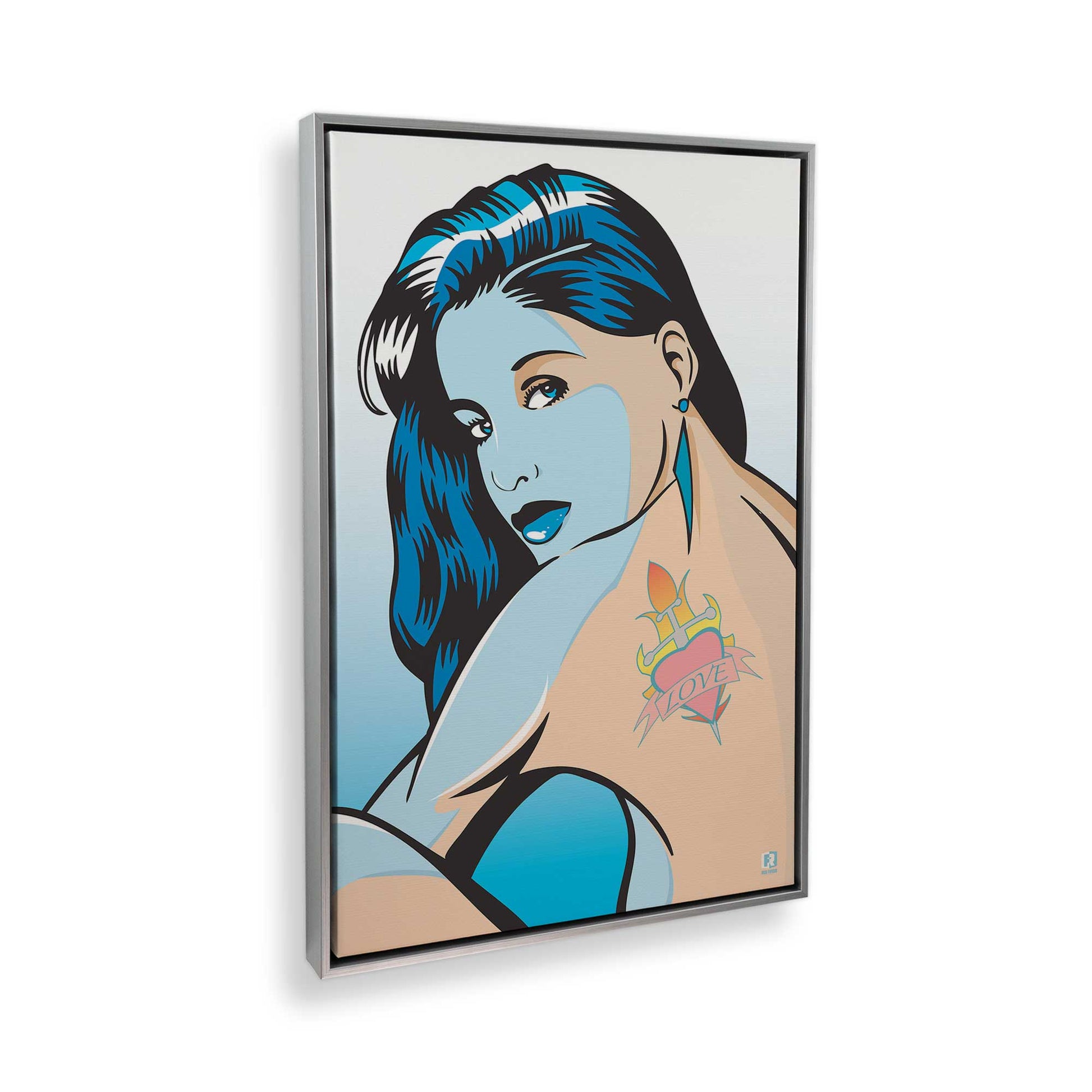 [Color:Polished Chrome], Picture of the corner of the art