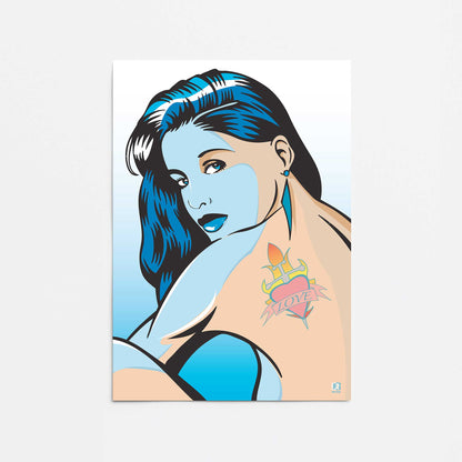 [Color:Rolled Print], Picture of close up of art