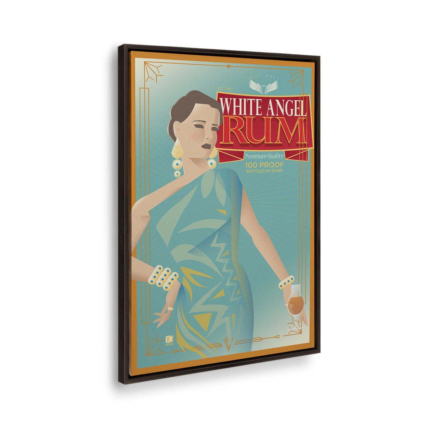 [Color:Espresso], Picture of the corner of the art