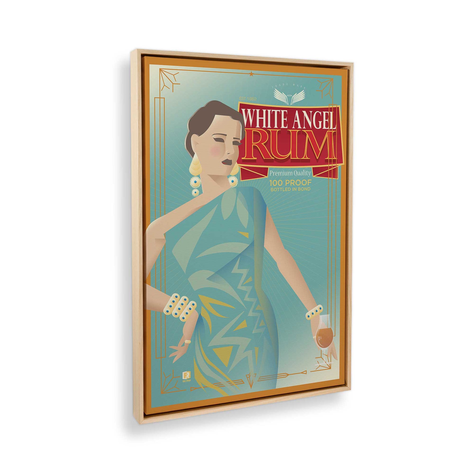 [Color:American Maple], Picture of the corner of the art