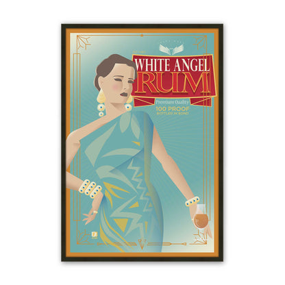 [Color:Satin Black], Picture of art in a Satin Black frame