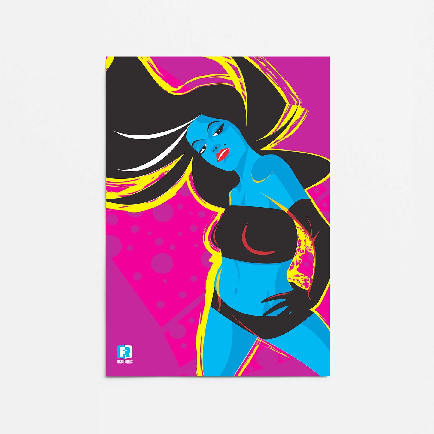 [Color:Rolled Print], Picture of close up of art