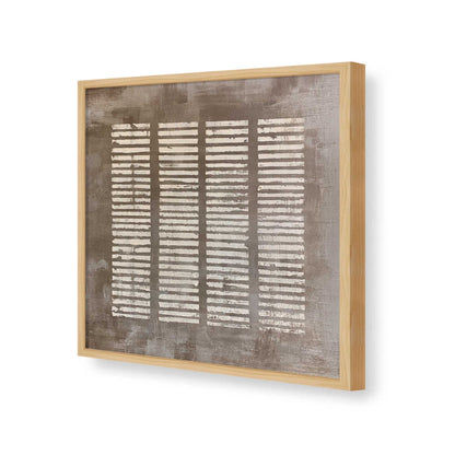 [Color:American Maple], Picture of art in a American Maple frame of the corner