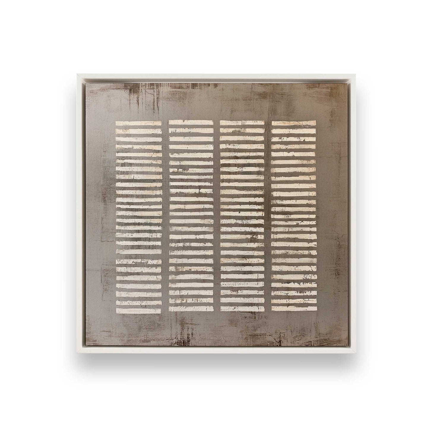 [Color:Opaque White], Picture of art in a White frame