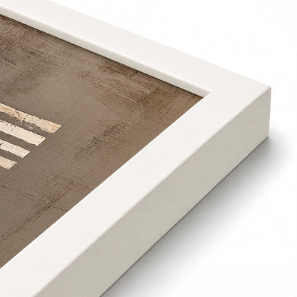 [Color:Opaque White], Picture of art in a Opaque White frame at an angle