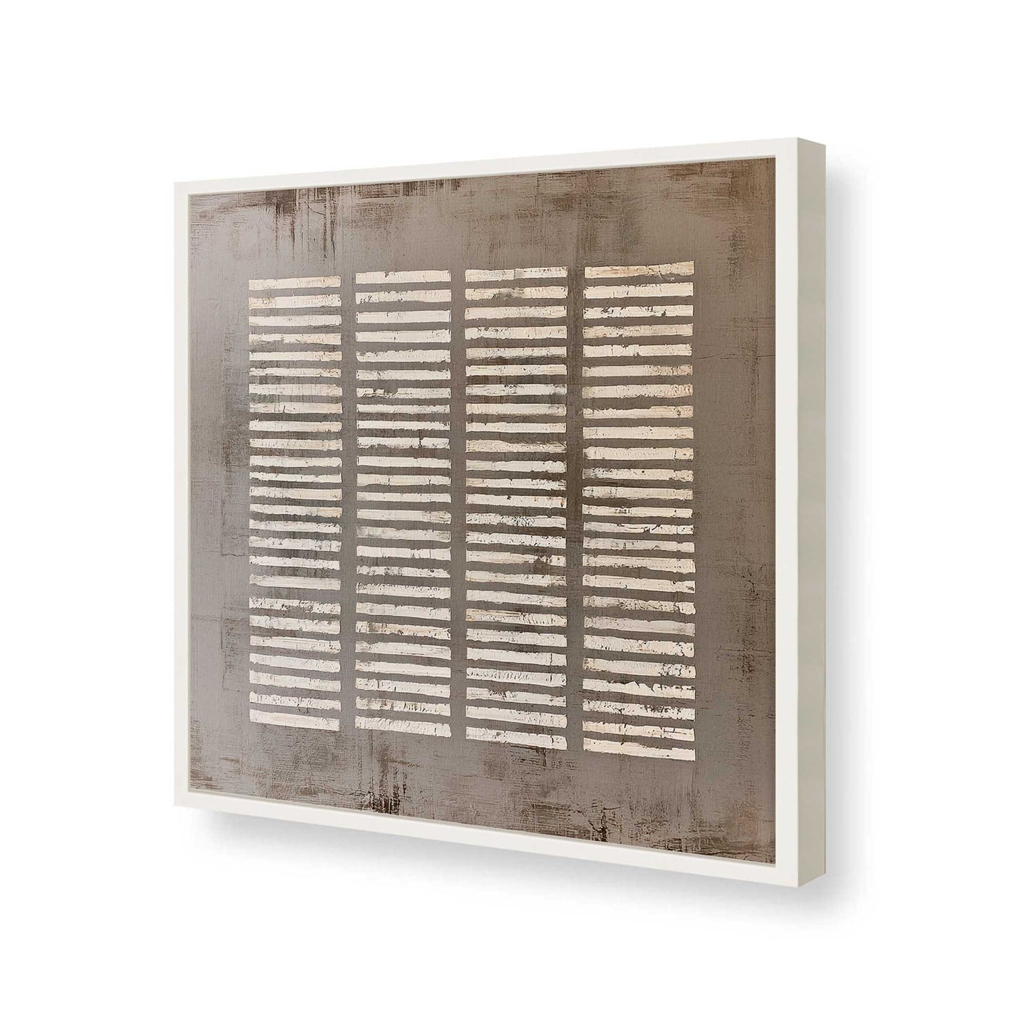 [Color:Opaque White], Picture of art in a Opaque White frame of the corner