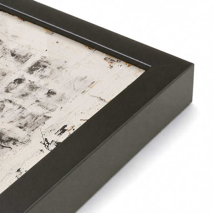 [Color:Satin Black], Picture of art in a Satin Black frame at an angle