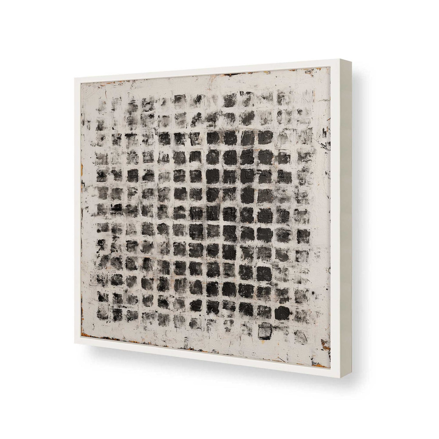 [Color:Opaque White], Picture of art in a Opaque White frame of the corner