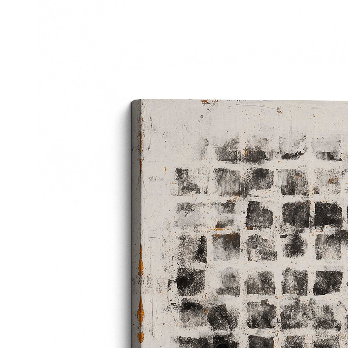 [Color:Stretched Canvas], Picture of the corner of the art