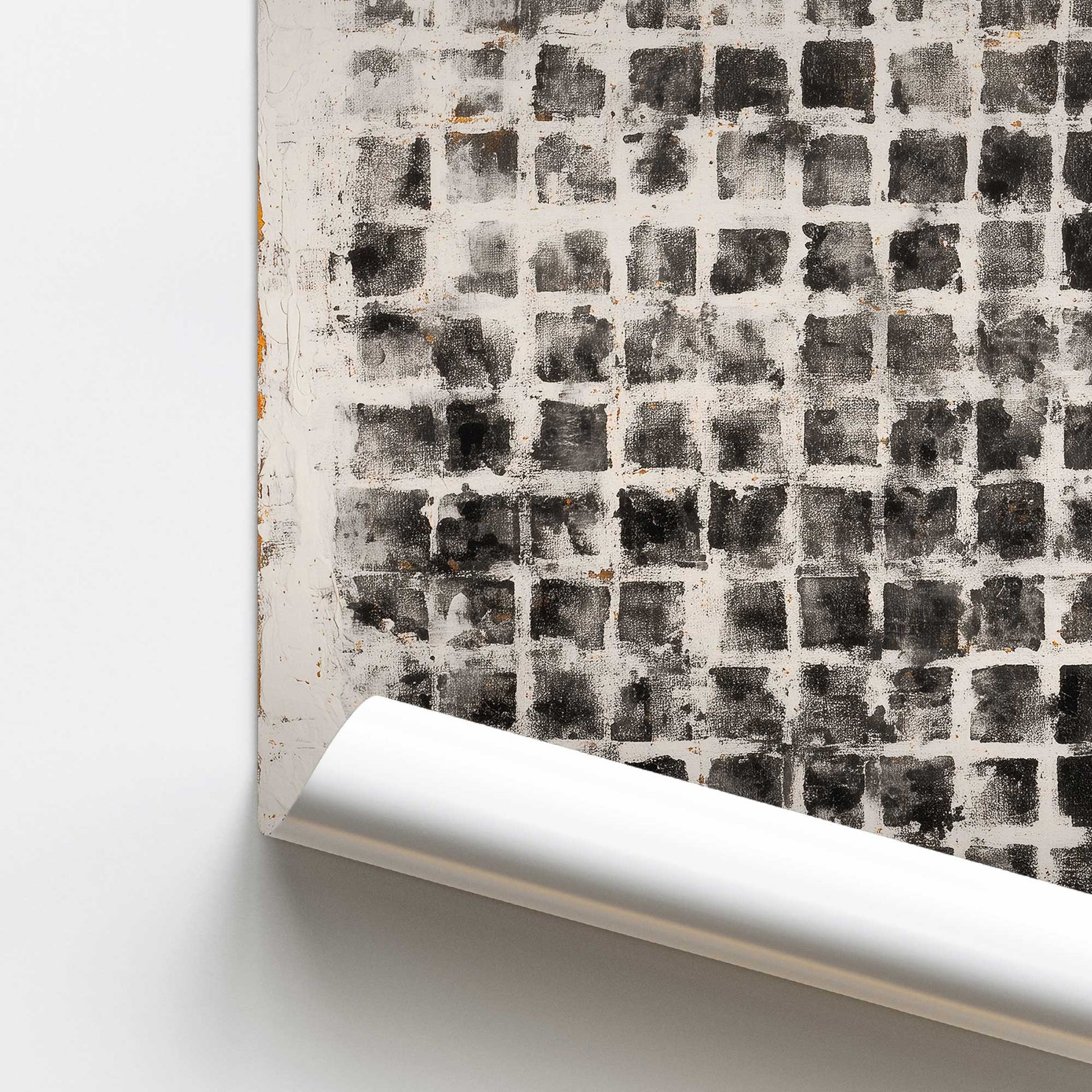 [Color:Rolled Print], Picture of close up of art
