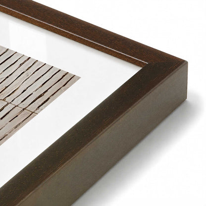 [Color:Belvinder Brown], Picture of art in a Polished Chrome frame at an angle
