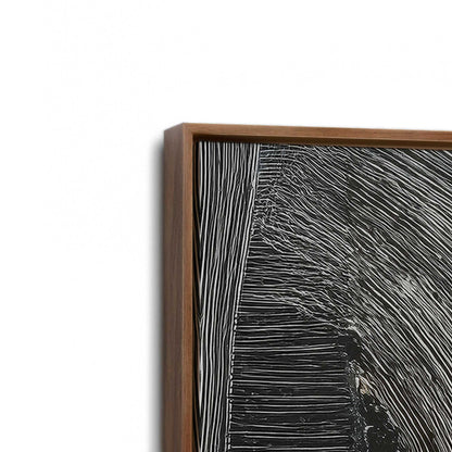 [Color:Walnut], Picture of art in a Walnut frame at an angle
