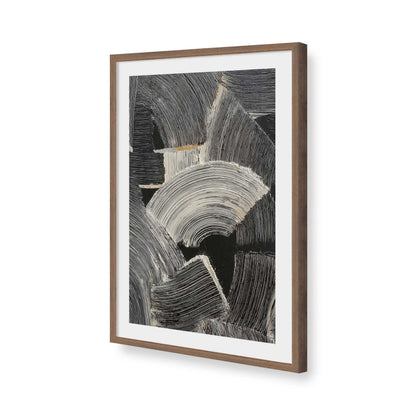 [Color:Walnut], Picture of art in a Walnut frame of the corner