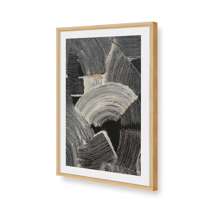 [Color:American Maple], Picture of art in a American Maple frame of the corner