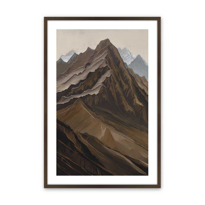 [Color:Brown], Picture of art in a Brown frame