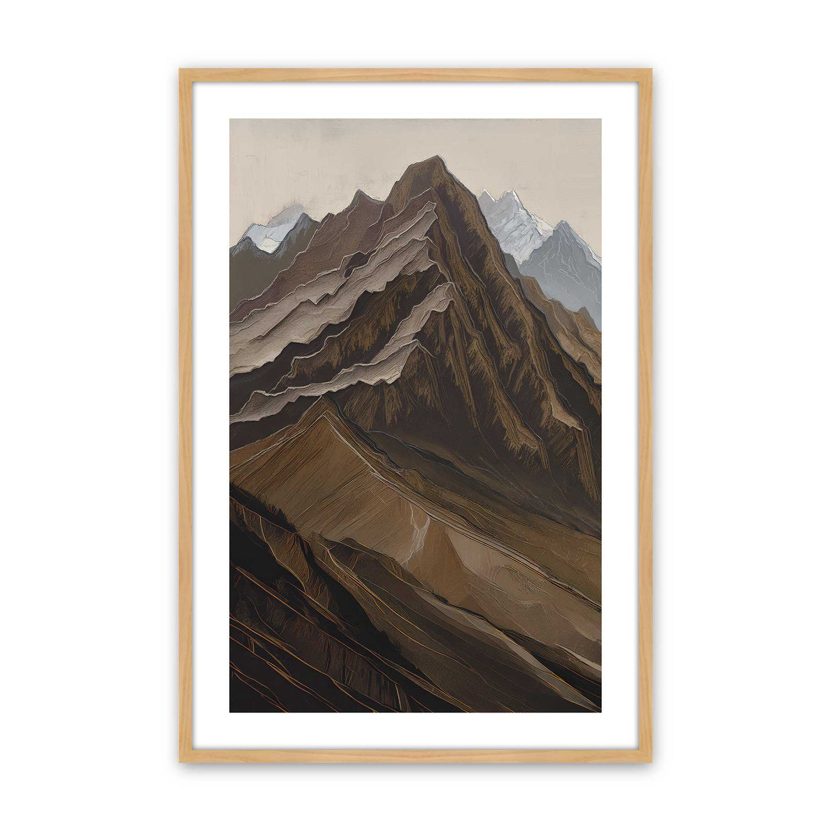[Color:American Maple], Picture of art in a American Maple frame