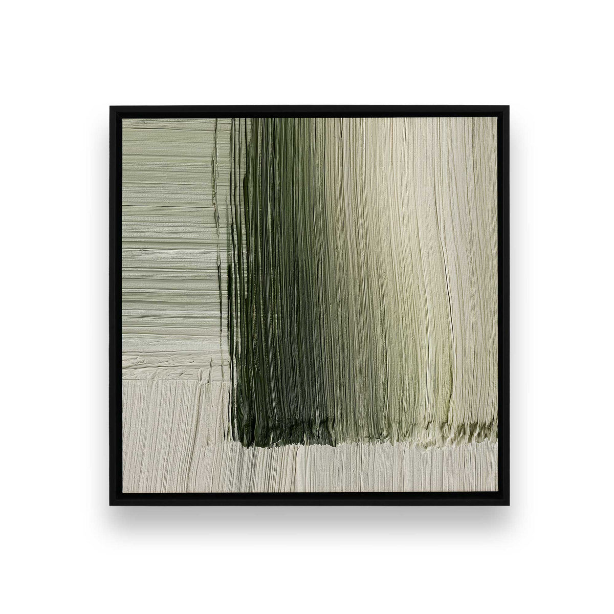 Green Fade, Set of 3 Canvas Prints