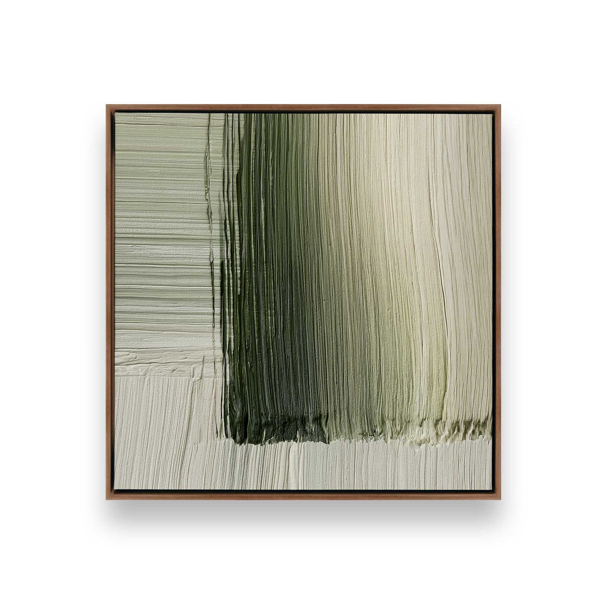 Green Fade, Set of 3 Canvas Prints