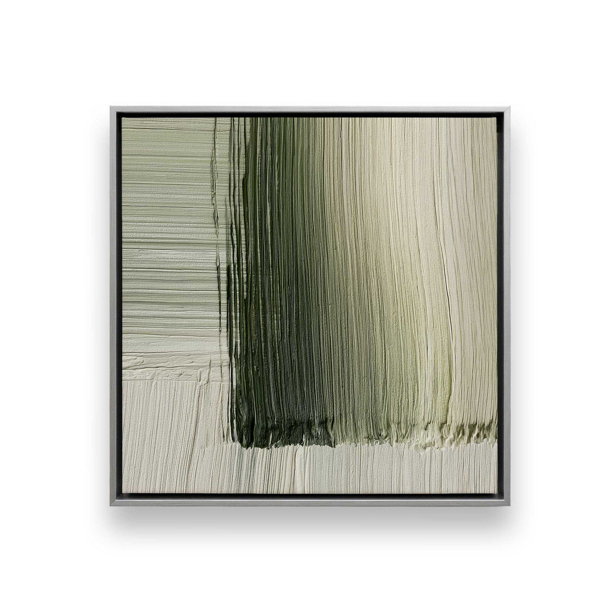 Green Fade, Set of 3 Canvas Prints