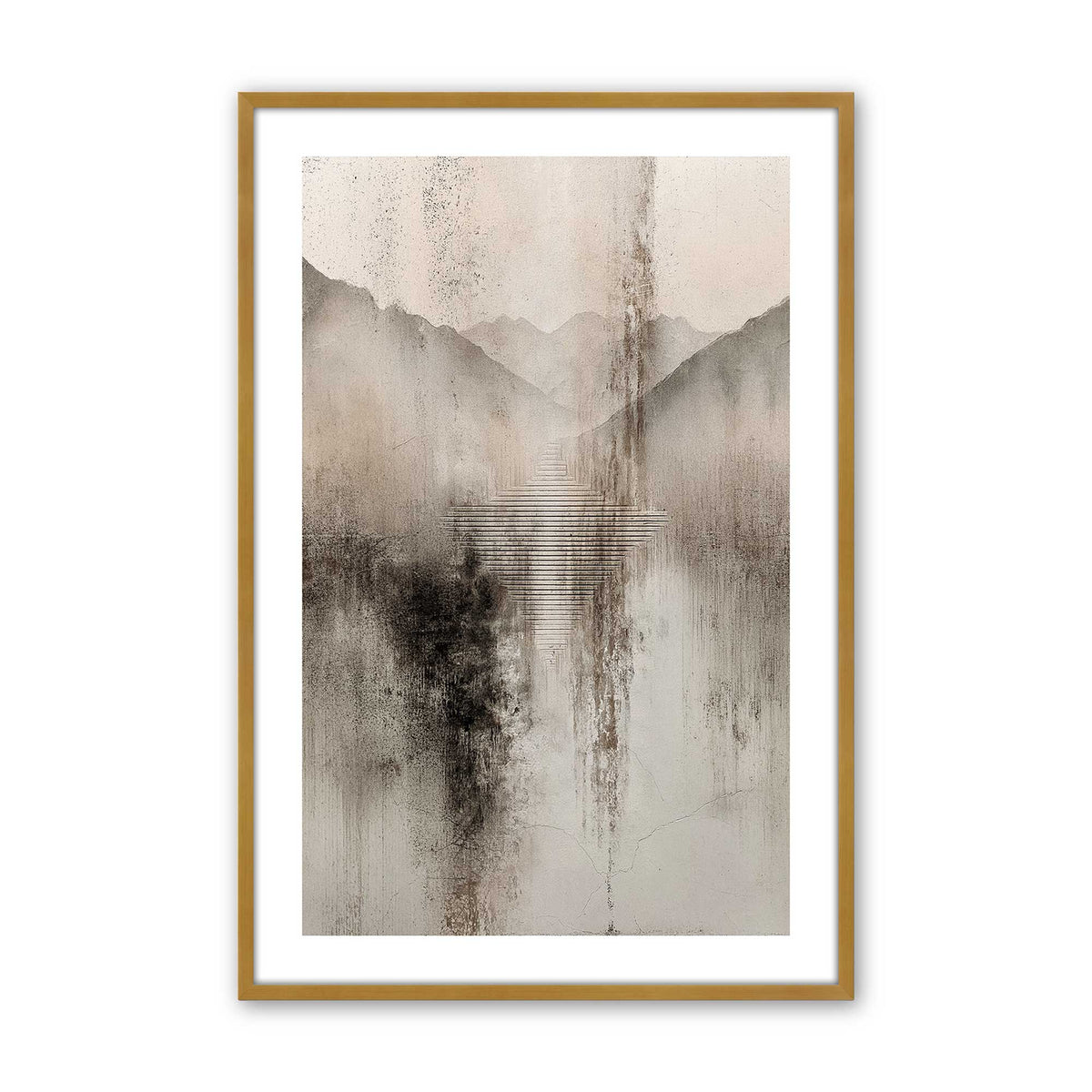 [Color:Polished Gold], Picture of art in a Polished Gold frame