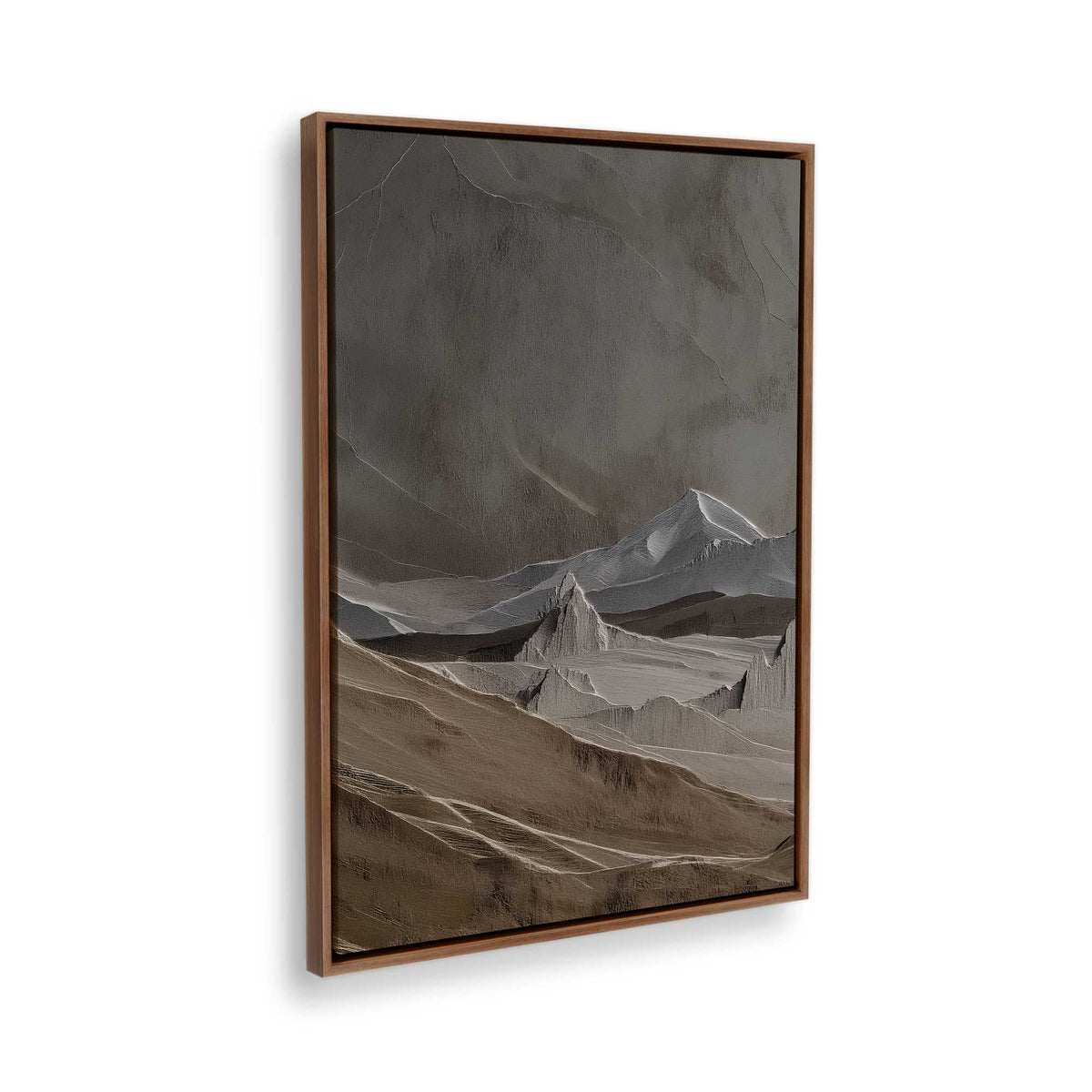 [Color:Walnut], Picture of the corner of the art