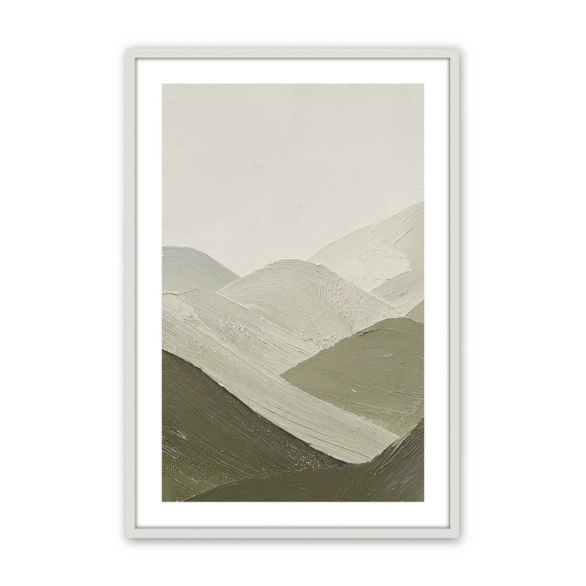 [Color:Opaque White], Picture of art in an Opaque White frame
